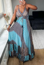 Lade das Bild in den Galerie-Viewer, Boho Seide Sommer Maxikleid
