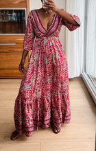 Lade das Bild in den Galerie-Viewer, Bedrucktes Boho Maxikleid
