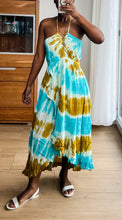 Lade das Bild in den Galerie-Viewer, Damen Ibiza Tie-Dye Boho Maxikleid
