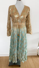 Lade das Bild in den Galerie-Viewer, Damen Boho Hippie Ibiza Ombre Maxikleid
