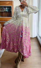 Lade das Bild in den Galerie-Viewer, Damen Boho Hippie Ibiza Ombre Maxikleid
