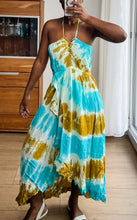 Lade das Bild in den Galerie-Viewer, Damen Ibiza Tie-Dye Boho Maxikleid
