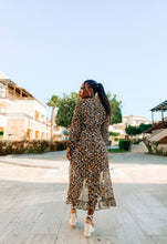 Load image into Gallery viewer, Long leopard print dress
