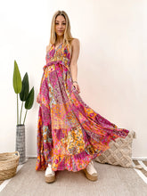 Lade das Bild in den Galerie-Viewer, Anisa Rückenfreies Boho Maxikleid
