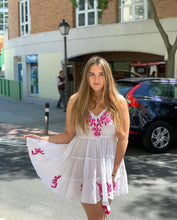 Lade das Bild in den Galerie-Viewer, JOT Madrid Boho Minikleid
