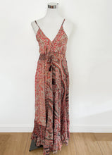 Lade das Bild in den Galerie-Viewer, Boho Seide Sommer Maxikleid
