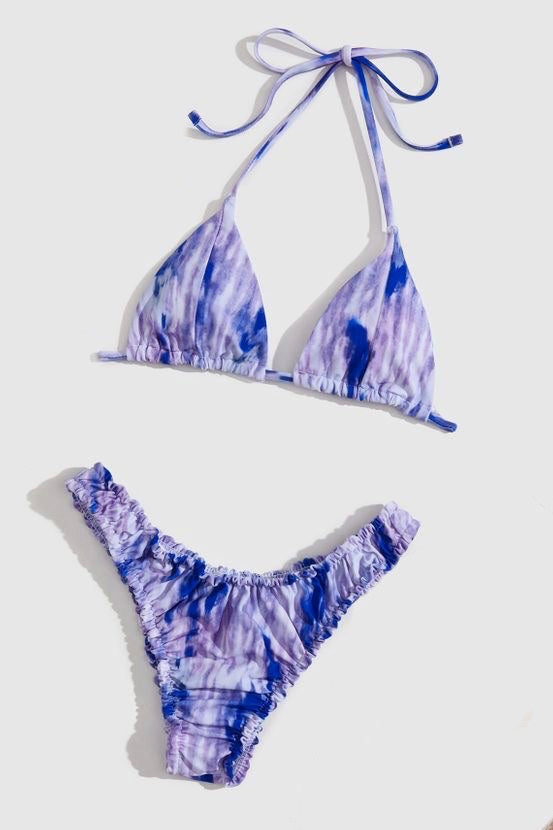 Bikini mit Tie Dye Muster