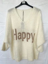 Charger l&#39;image dans la galerie, Kuscheliger Strickpullover HAPPY
