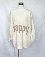 Charger l&#39;image dans la galerie, Kuscheliger Strickpullover HAPPY
