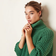 Lade das Bild in den Galerie-Viewer, Damen Rollkragen Strickpullover
