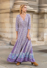 Lade das Bild in den Galerie-Viewer, Boho Maxikleid mit Blumendruck
