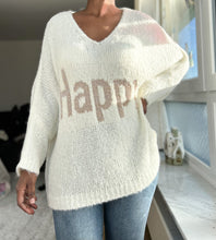 Afbeelding in Gallery-weergave laden, Kuscheliger Strickpullover HAPPY
