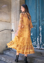 Charger l&#39;image dans la galerie, Damen Boho Maxikleid mit V-Ausschnitt
