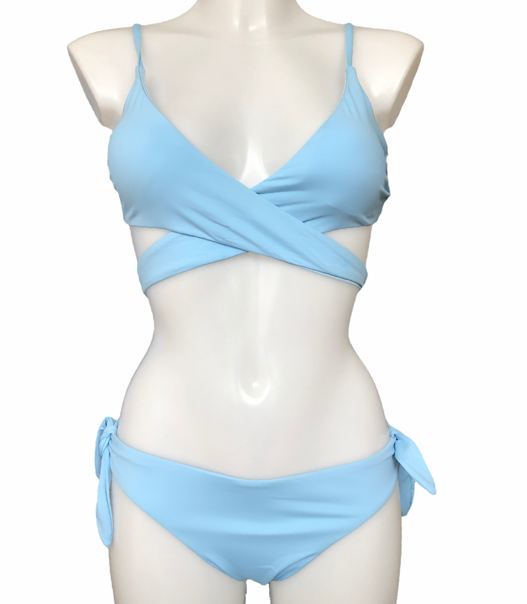 Criss Cross Bikini mit Verstellbaren Trägern